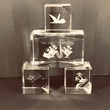 Laser etched crystal for sale  Long Beach