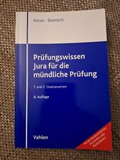 Prüfungswissen jura mündlich gebraucht kaufen  Deutschland