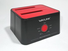 Wavlink USB 3.0 Doble Estación de Acoplamiento de Disco Duro Externo Soporte 2.5 y 3 segunda mano  Embacar hacia Mexico