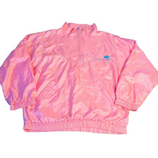 Jaqueta Puma Feminina 12 Rosa Quebra-Vento Vintage Cultura Física Anos 90 Roupa Esportiva comprar usado  Enviando para Brazil