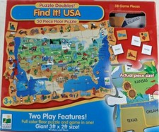 floor puzzle usa map for sale floor puzzle usa map for sale League City