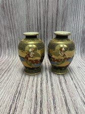 Japanese satsuma vases for sale  WEYMOUTH