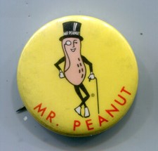 Mr. peanut pinback for sale  Highland