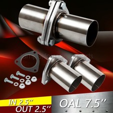 Kit de tubo de reparo 2,5" OD 3 parafusos universal QuickFix triângulo de escape flange SS, usado comprar usado  Enviando para Brazil