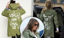 ZARA AUTHENTIC I Really Don't Care Do U Melania Trump Zielona parka RZADKA MAŁA S na sprzedaż  PL