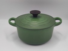 Creuset dark green for sale  BRIXHAM