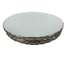 Prato de salada Lenox Weatherly porcelana óssea com acabamento de platina EUA comprar usado  Enviando para Brazil