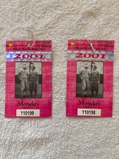 2001 masters ticket. for sale  Hendersonville