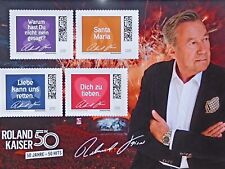 Usado, Roland Kaiser Briefmarken, postfrisch limitierte Sonderedition 50 Jahre 2024 BRD comprar usado  Enviando para Brazil