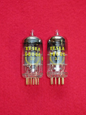 Matched pair E88CC TESLA NOS NEU Goldpin Röhre Tube NEW 6922 Valve Paar Valvula, usado comprar usado  Enviando para Brazil