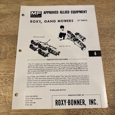 Massey ferguson roxy for sale  Mount Holly Springs