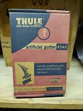 Conjunto de 4 calhas de chuva artificiais Thule 542 para caminhão, campista, tampa de caminhão novas  comprar usado  Enviando para Brazil