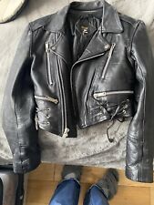 Ladies black leather for sale  RUISLIP