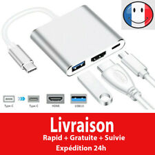 Type C vers HDMI USB 3.0 USB-C Câble adaptateur 3 in 1 Hub Windows Apple Macbook comprar usado  Enviando para Brazil