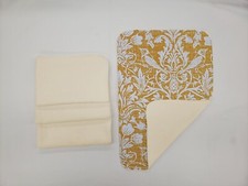 Gold floral damask for sale  Hector