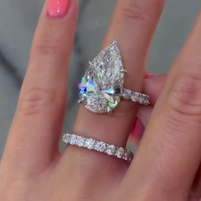 4.25 tcw pear for sale  New York