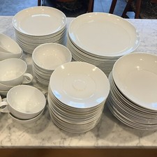 Juego de porcelana cuchara vintage de barril de caja servicio para 8 tazas cuencos platos segunda mano  Embacar hacia Mexico