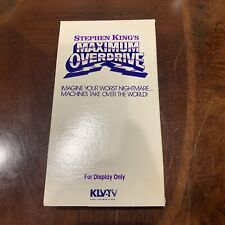 Vintage maximum overdrive for sale  Roanoke