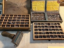 Vintage hand printing for sale  MALVERN