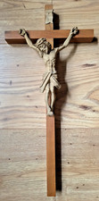 Wandkreuz holzkreuz jesus gebraucht kaufen  Warendorf