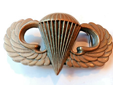 Usado, Fivela de cinto vintage 1978 Baron Jump Wings no ar latão maciço paraquedista comprar usado  Enviando para Brazil