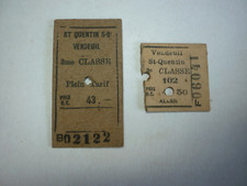 Anciens tickets chemin d'occasion  Bailleul