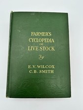 Farmers Cylopedia of Live Stock E. V. Wilcox 1912 Farming Farm segunda mano  Embacar hacia Mexico