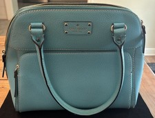 Bolsa satchel Kate Spade Wellesley pequena Maeda turquesa # seminova comprar usado  Enviando para Brazil