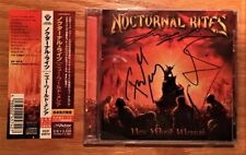 Nocturnal Rites - New World Messiah + 2 (Japan CD w/OBI - Signed by 4 members) comprar usado  Enviando para Brazil