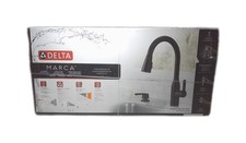 Grifo de cocina pulverizador extraíble monomando Delta Marca en negro mate segunda mano  Embacar hacia Mexico