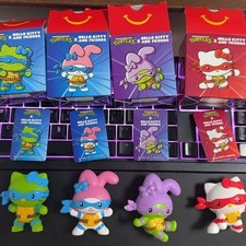 Conjunto 2025 Teenage Mutant Ninja Turtles Hello Kitty Happy Meal Toys 1-12 Novo em folha, usado comprar usado  Enviando para Brazil