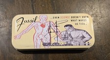 Mostrador de relógio vintage FOSSIL com caixa de lata original. Ótima cor (como está) não testada comprar usado  Enviando para Brazil