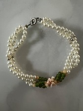 vintage pearl bracelet for sale  LONDON