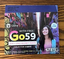 Globe philippines sim d'occasion  Expédié en Belgium