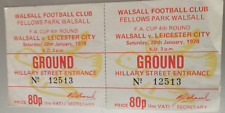 Walsall leicester city for sale  NUNEATON