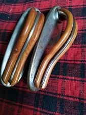 Usado, Par de alças de guarda-roupa vintage antigo Alemanha madeira bom década de 1940 comprar usado  Enviando para Brazil
