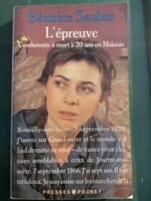 Béatrice saubin épreuve d'occasion  Joinville