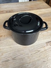 Emailletopf topf schwarz gebraucht kaufen  Werbach