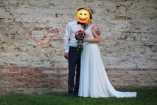 Hochzeitskleid weiß btautklei gebraucht kaufen Hochzeitskleid weiß btautklei gebraucht kaufen  Ingolstadt