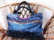 Handtasche recycling jeans gebraucht kaufen  Ober-Mörlen