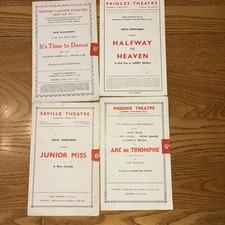 Theatre programmes london for sale  WARE
