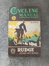 Cycling manual rudge for sale  LONDON