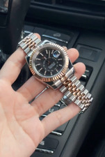Seikmod SkyMaster RoseGold | Estilo GMT | Mostrador preto | Aut | Jubileu 316L comprar usado  Enviando para Brazil