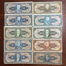 Lote 10 notas do Brasil - Cédulas Antigas do Brasil - 067033 comprar usado  Brasil 