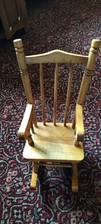 Miniature pine rocking for sale  LITTLEHAMPTON