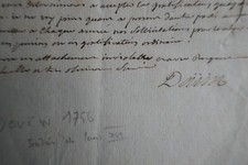 1736 lettre versailles d'occasion  Biganos