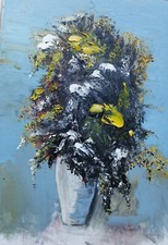 Quadro moderno fiori usato  Sestino