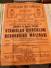 1938 manifesto concerto usato  Roma