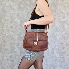 Vintage ledertasche leder gebraucht kaufen  Neustadt