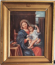 Vierge enfant huile d'occasion Vierge enfant huile d'occasion  Les Arcs